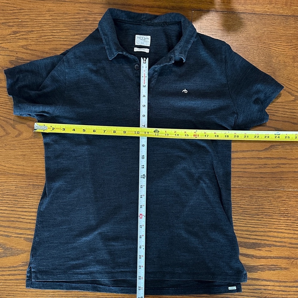 Rag & Bone Navy Polo Shirt